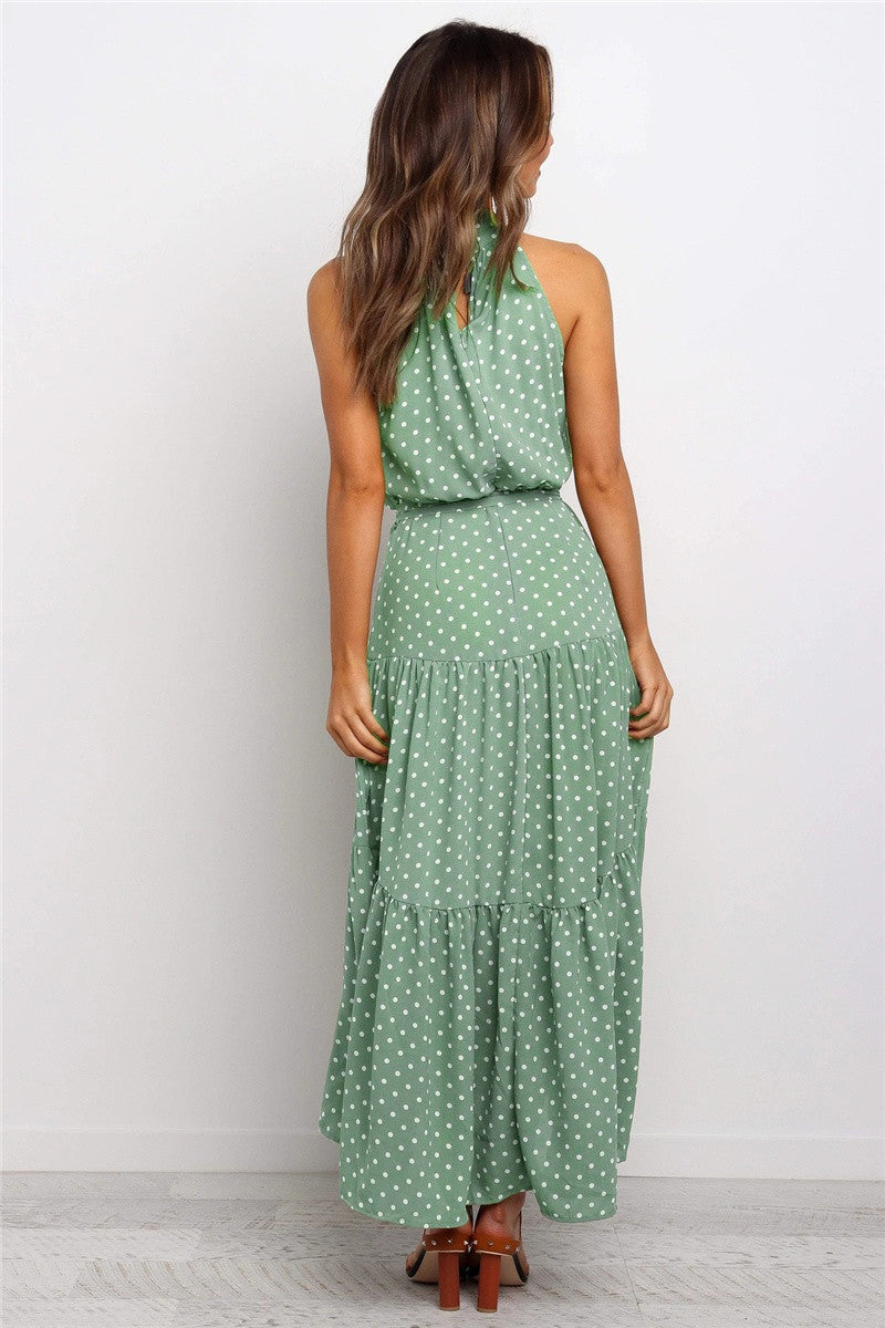 Casual Halter Summer Long Dresses