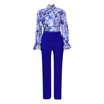 Fashion Plus Sizes Women Long Sleeves Shirts & Pants