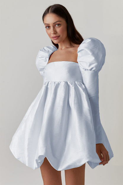 Lovely Satin Princess Mini Dresses for Women