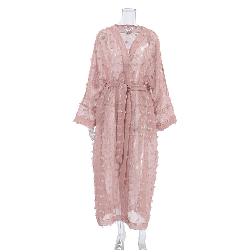Elegant Fairy See Through Summer Long Dresses