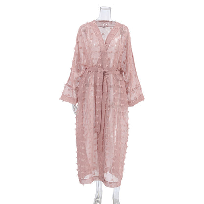 Elegant Fairy See Through Summer Long Dresses