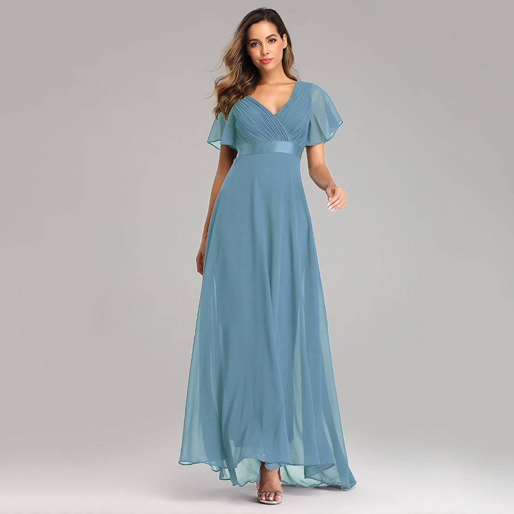 Elegant Chiffon Plus Sizes Bridesmaid Dresses