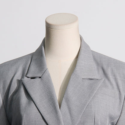 Designed Ruffled Women Blazer Tops