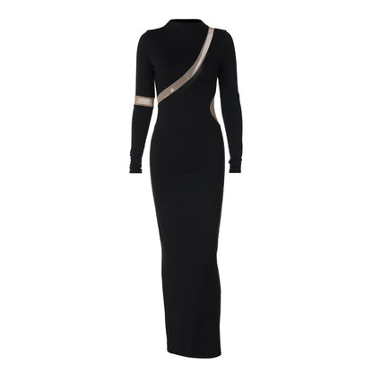 Sexy Fashion Backless Long Sleeves Dresses