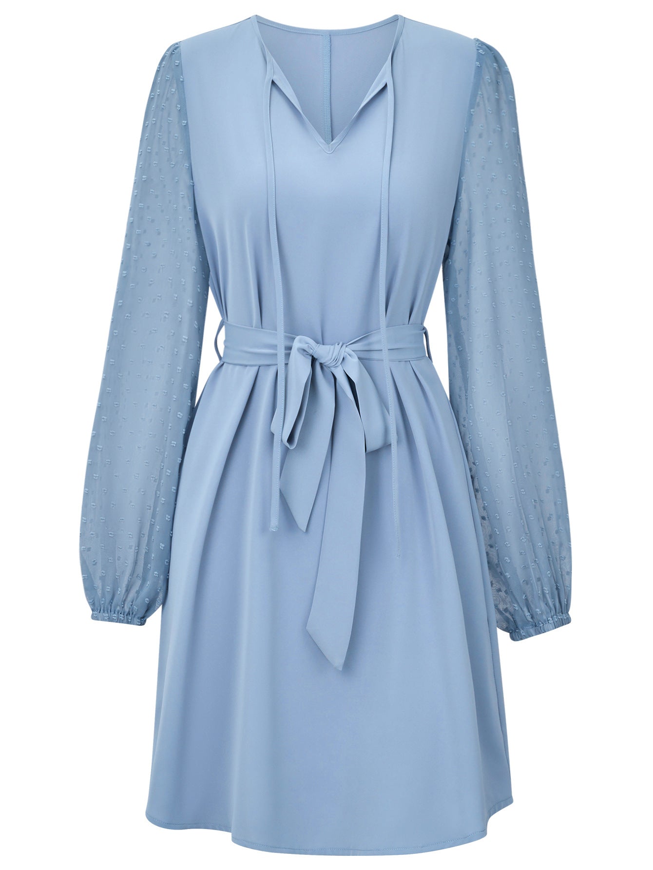Fashion V Neck Long Sleeves Dresses