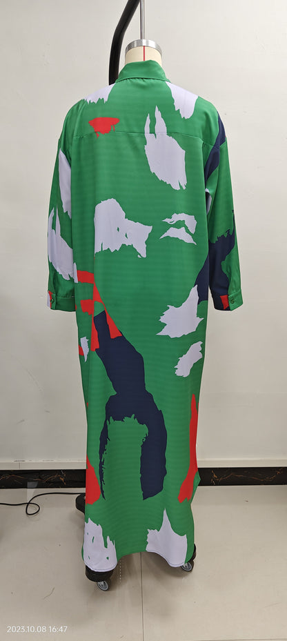Casual Long Sleeves Shirts Dresses