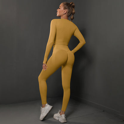 Fashion Simple Style Sports Yoga Suits for Women