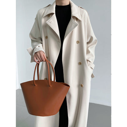 Fashion Loose Long Trench Coats for Women