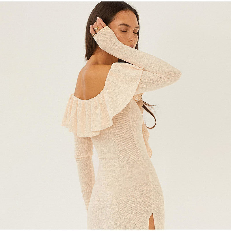 Sexy Off The Shoulder Long Sleeves Party Dresses