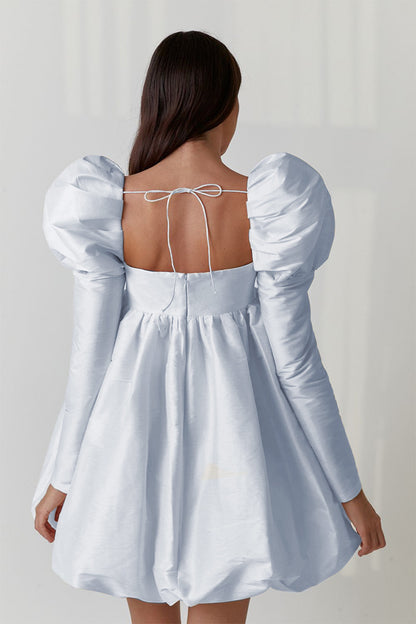 Lovely Satin Princess Mini Dresses for Women