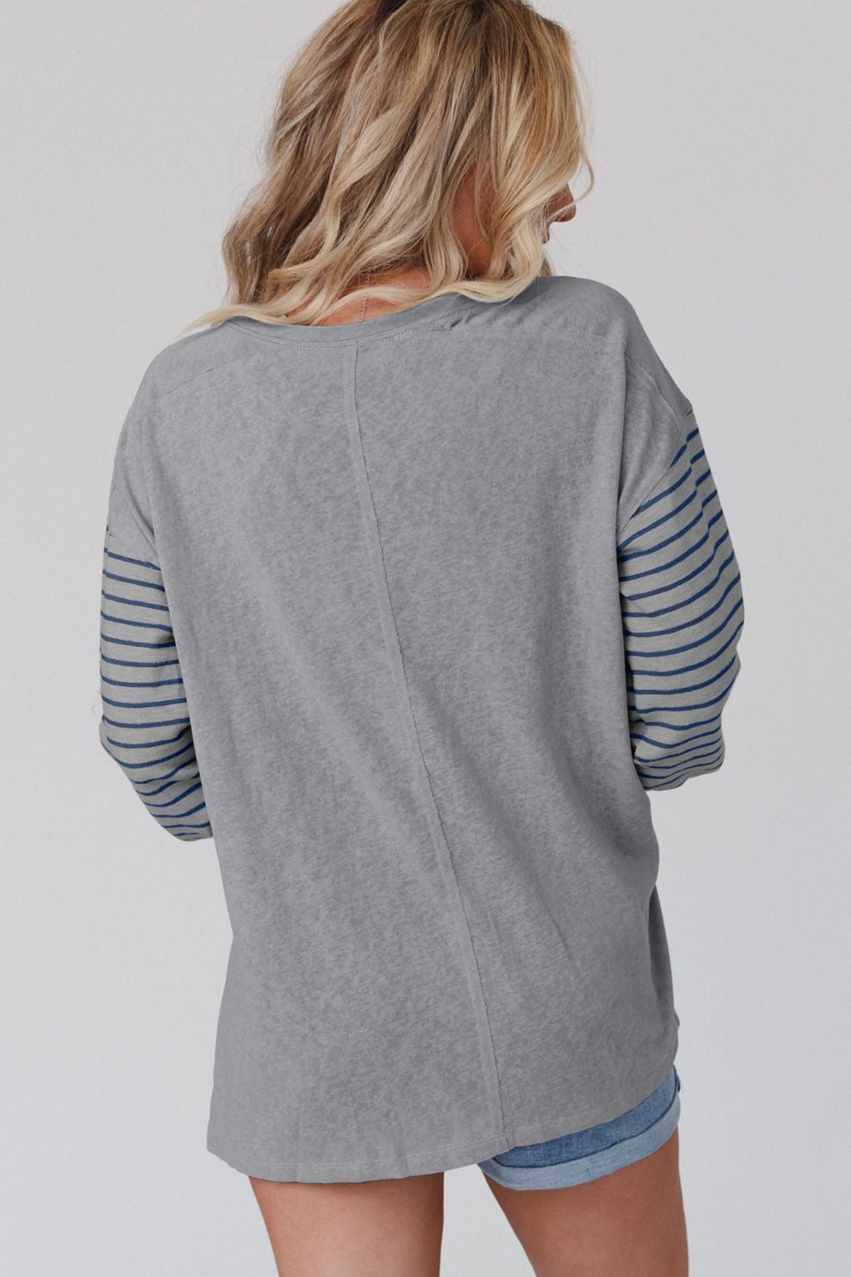 Casual Round Neck Long Sleeves T Shirts for Women