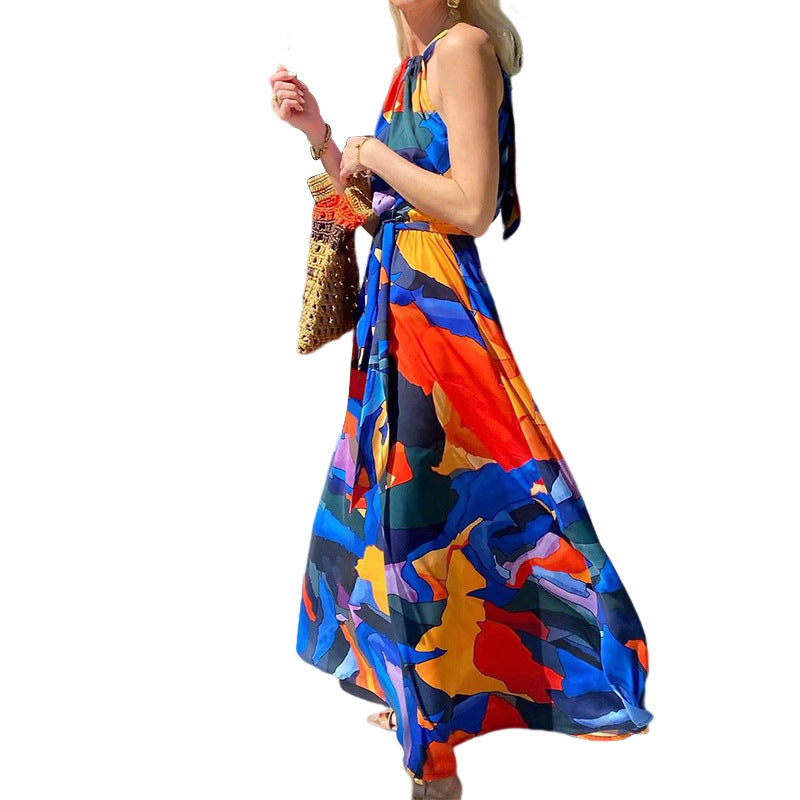 Summer Halter Bohemia Long Dresses