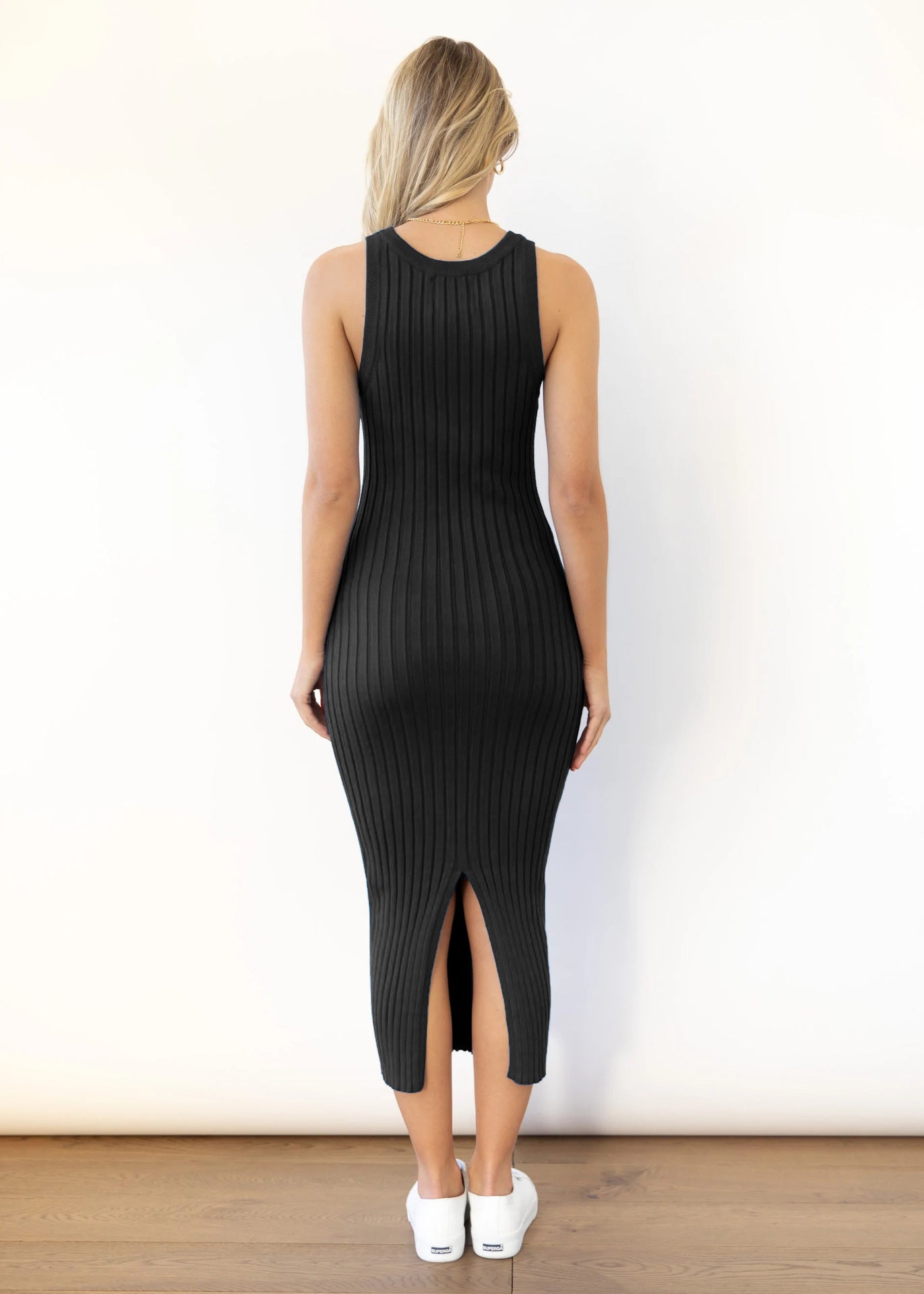 Sexy Sleeveless Knitted Sheath Fall Dresses