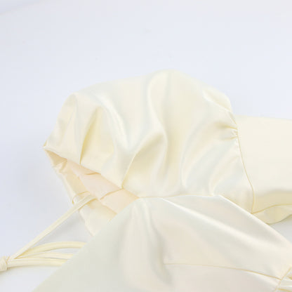 Lovely Satin Princess Mini Dresses for Women