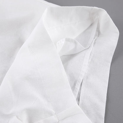 Summer Cotton Long Sleeves Shirts and Shorts Suits