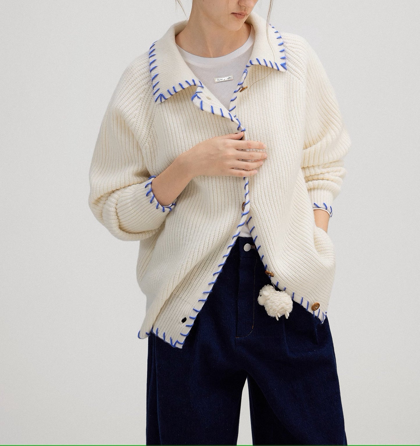 Casual Wool Knitted Women Cardigan Sweaters