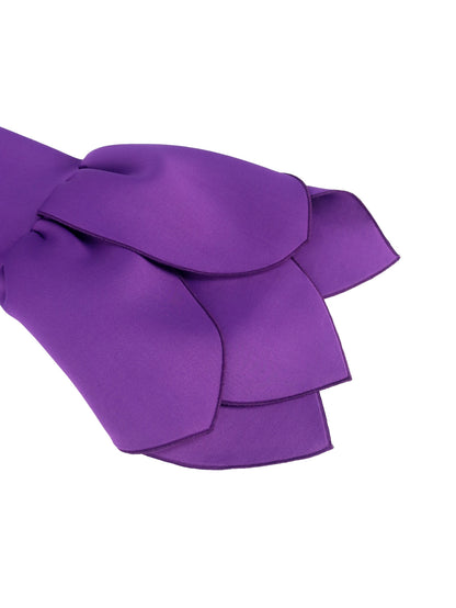 Designed Purple Plus Sizes Party Dresses