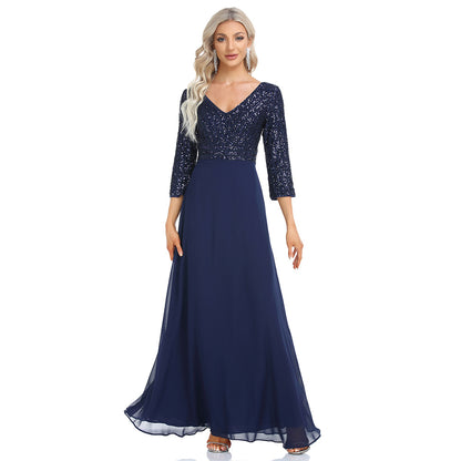 Elegant Chiffon A Line Evening Dresses/bridesmaid Dresses