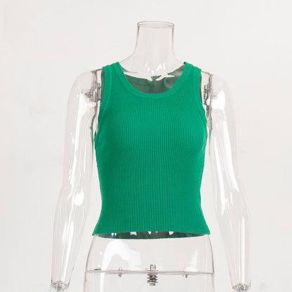 Sexy Summer Short Knitted Tank Tops
