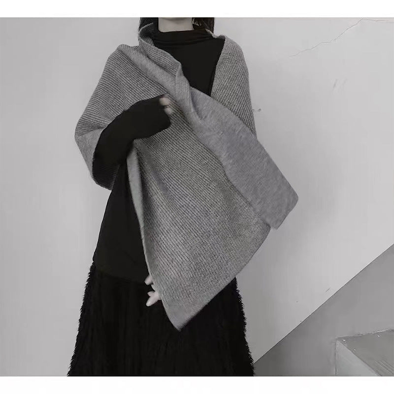 Casual Knitted Warm Cloaks for Women