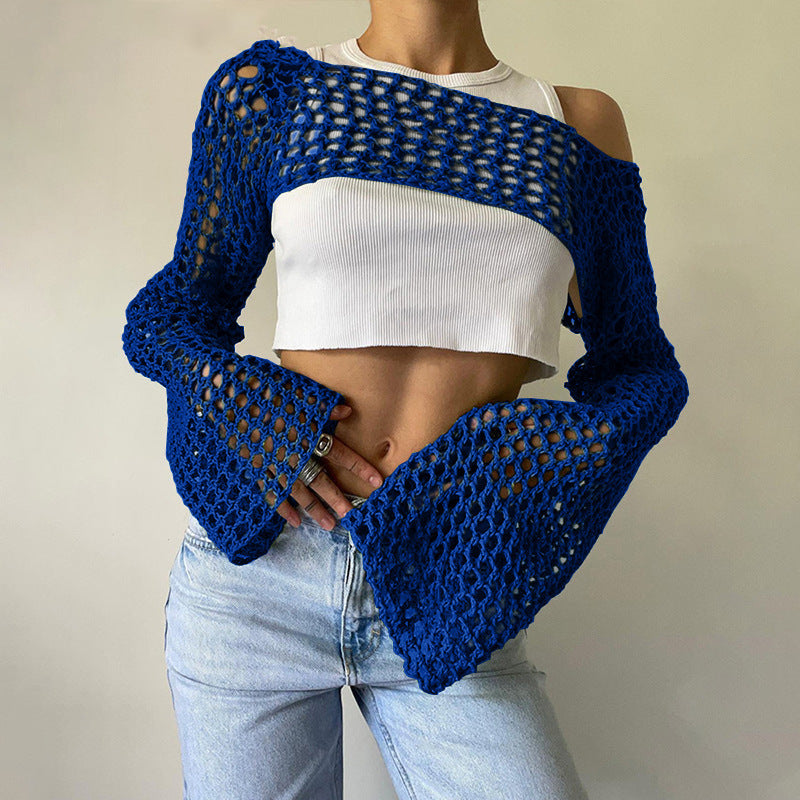 Casual Short Crochet Cover Ups