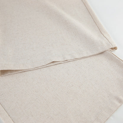 Casual Summer Cotton Linen Sleeveless Tops & Cropped Pants Suits