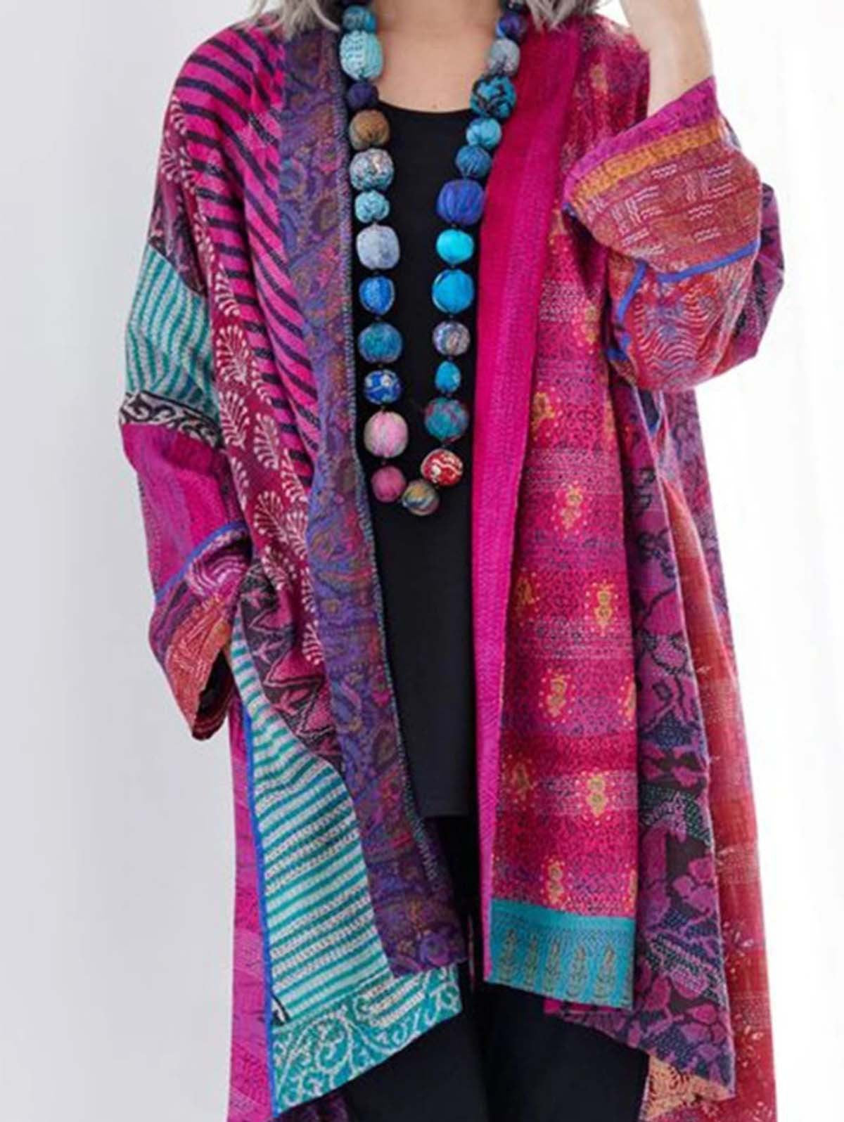 Vintage Cotton Linen Plus Sizes Women Coats