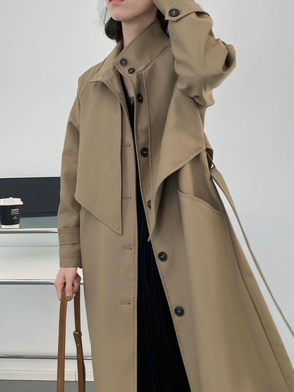 Designed Winter Long Overcoat for Women