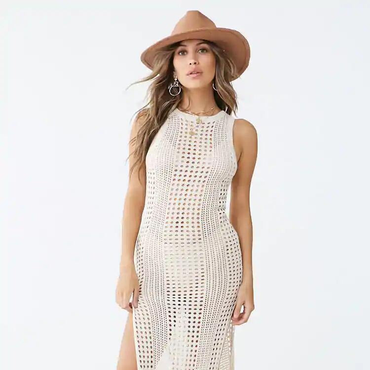 Summer Knitted Long Beach Dresses