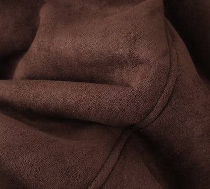 Vintage Winter Lamb Wool Outerwear for Women