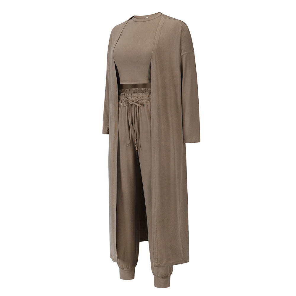 Casual Knitted Three Pieces Outfit Sets for Women