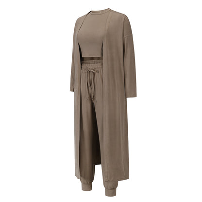 Casual Knitted Three Pieces Outfit Sets for Women