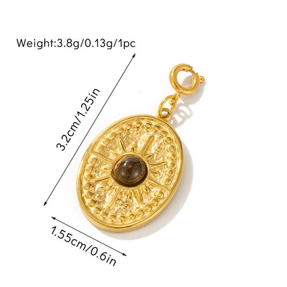 Designed Fashion Square Round Shaped Pendant & Chains an for Women