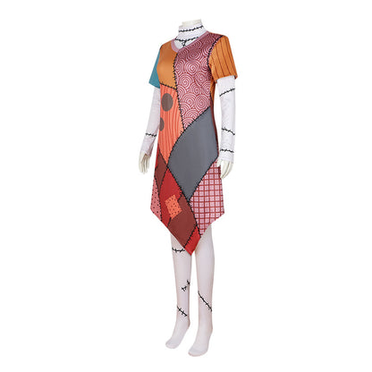 The Nightmare Before Christmas Sally Skellington Cosplay Costume