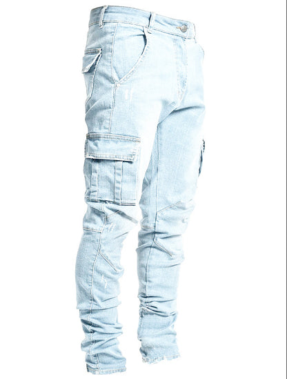 Casual Side Pockets Men Jeans
