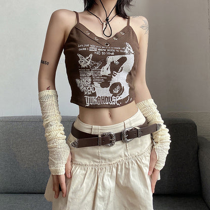 Sexy Coffee Summer Short Tank Tops