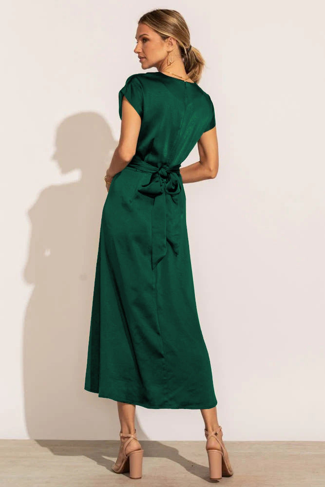 Fashion Summer Satin Evening Party Dresses