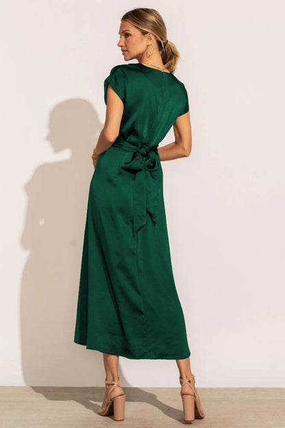 Fashion Summer Satin Evening Party Dresses