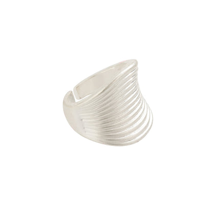 Women Alloy Irregular Flowers Rings