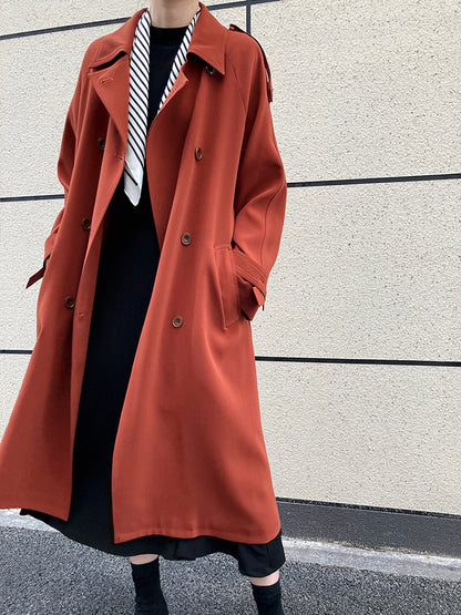 Fashion Loose Long Trench Coats for Women