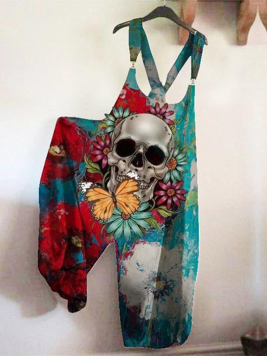 Casual Summer Floral Print Jumpsuits