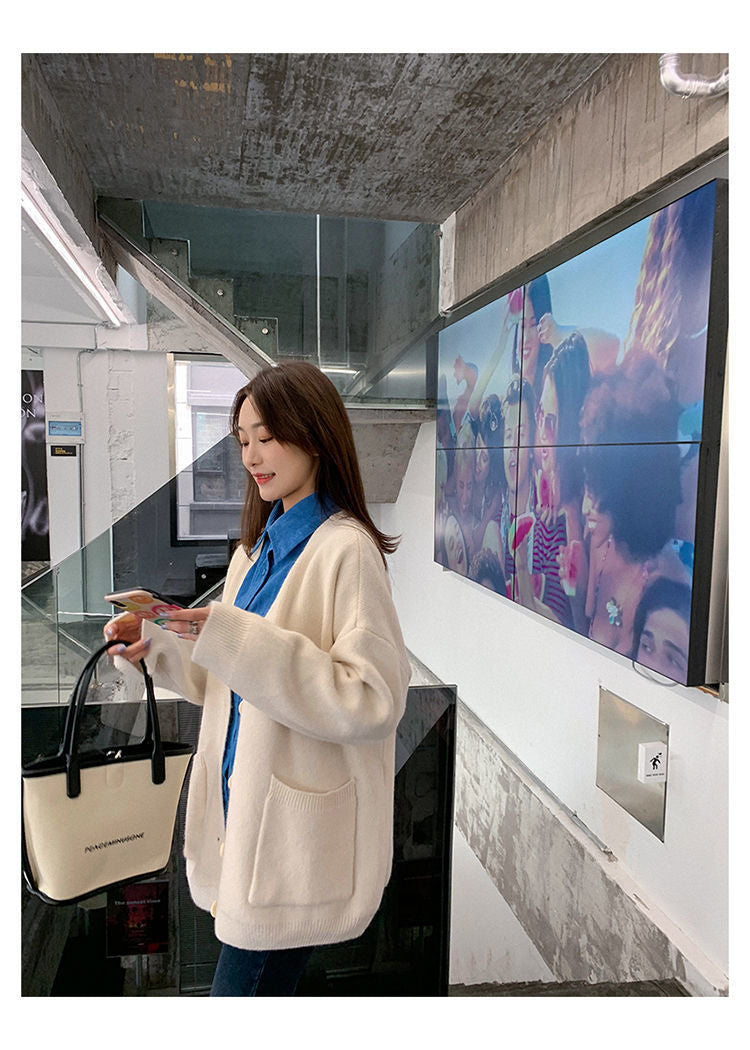 Casual Women Knitted Cardigan Sweaters