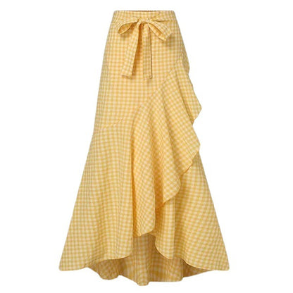Casual Summer Ruffled A Line Skirts for Women