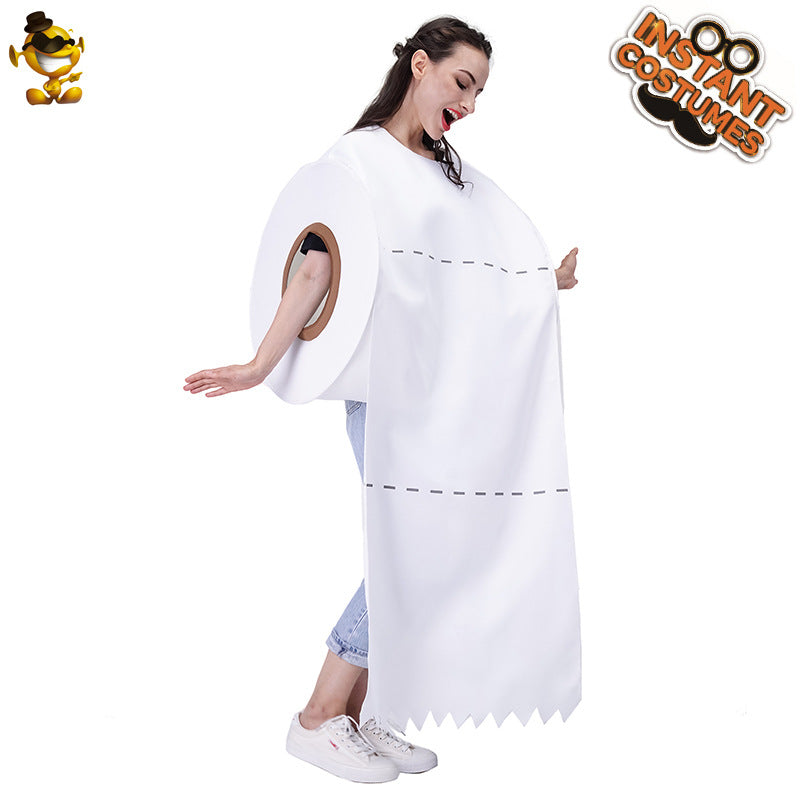 Halloween Toilet Paper spoof Costume Tops