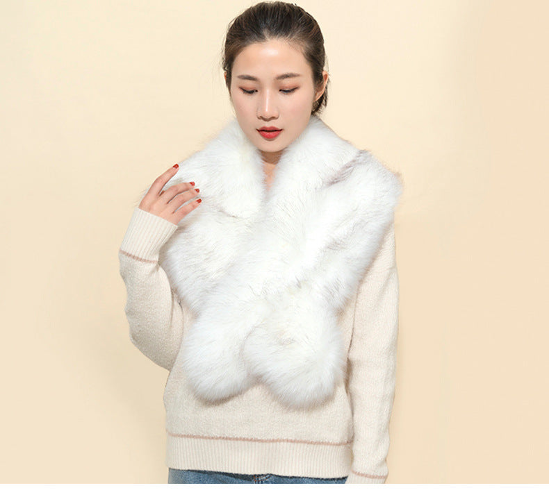 Fashion Artificial fox Fur Scarves for Women