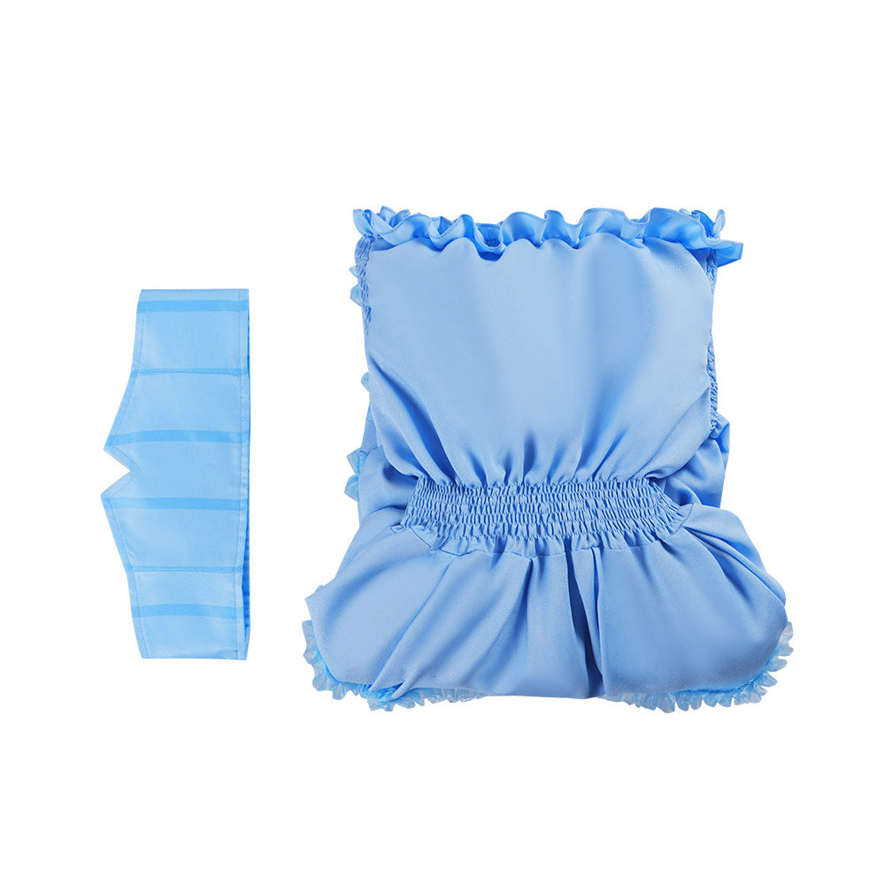 The Little Mermaid Ariel Blue Princess Dress Cosplay Costume 2002