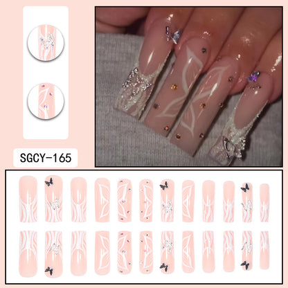 Fashion Wearable Extra Long Press on Nails