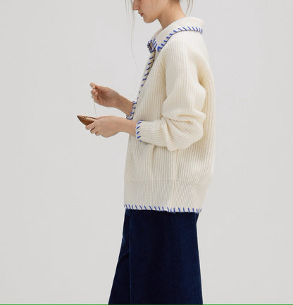 Casual Wool Knitted Women Cardigan Sweaters