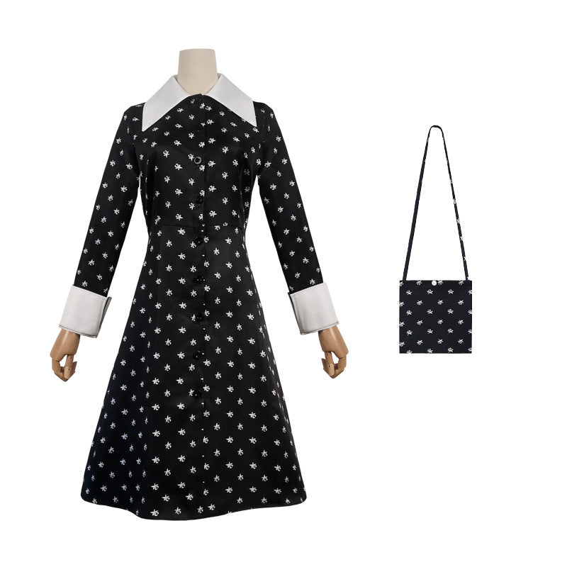 The Addams Family (2022 TV Series) Wednesday Cosplay Costume