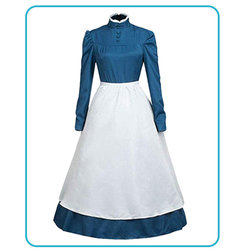 Howl Sophie Dress Cosplay Costume